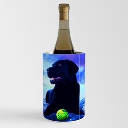 Ziggy Black Labrador Wine Chiller