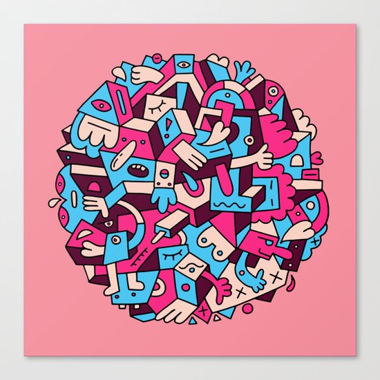 Dumbbell Fiasco Canvas Print