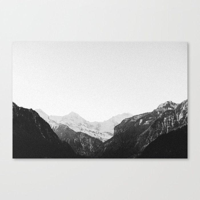 THE MOUNTAINS III / Switzerland Canvas Print