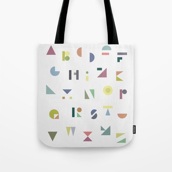 ABC colorful Tote Bag