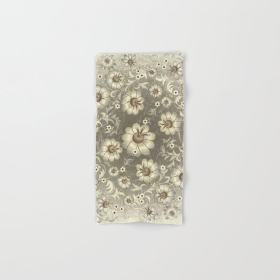Shabby flowers #12 Hand & Bath Towel