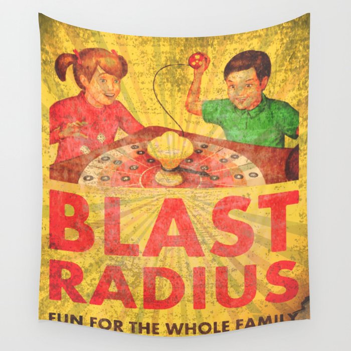 Fallout Blast Radius Wall Tapestry