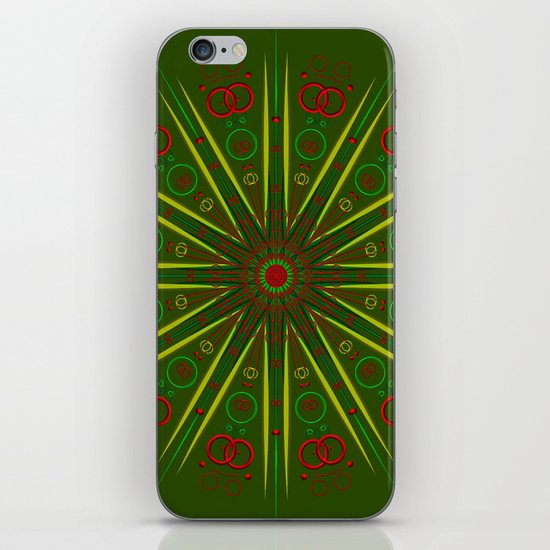 Greens and Reds iPhone & iPod Skin