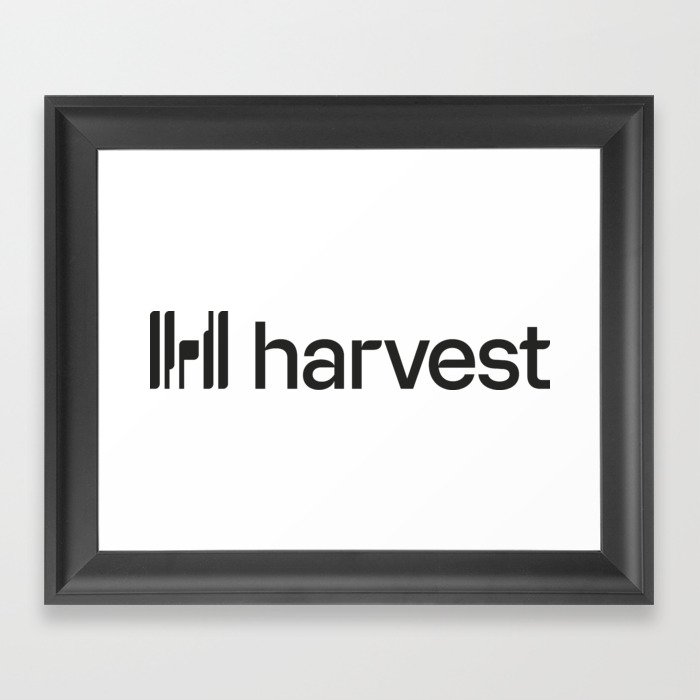 Harvest Logo Framed Art Print