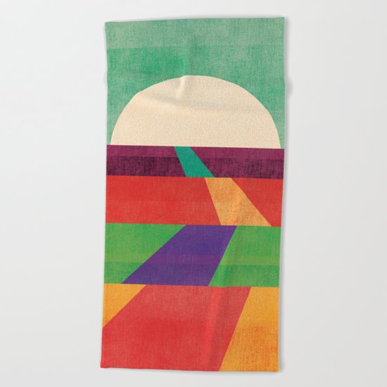 The path leads to forever Beach Towel