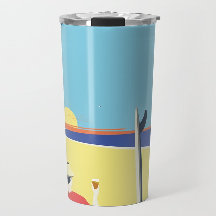 Beach Bum Travel Mug