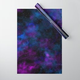 Space beautiful galaxy starry night image Wrapping Paper