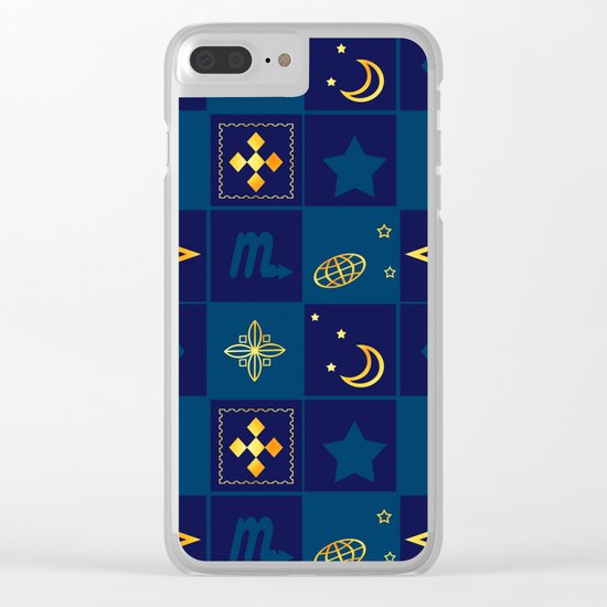 Night Waltz of the planets. Clear iPhone Case