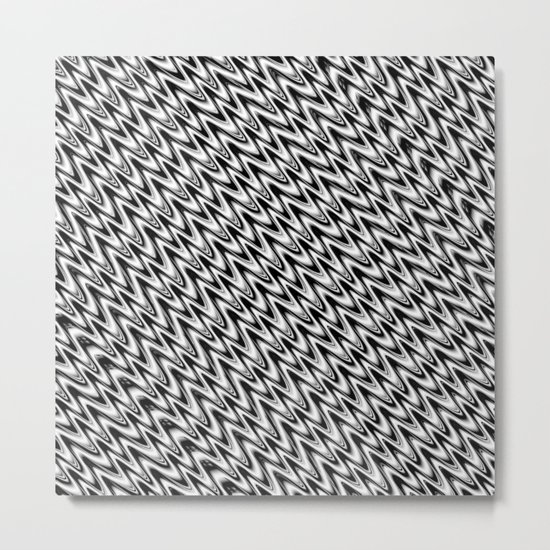 Black and White 3 Metal Print