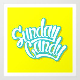 Sunday Candy Art Print