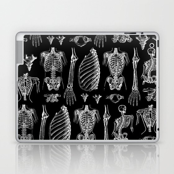Anatomy Black & White Laptop & iPad Skin
