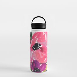fresh anemone bouquet Water Bottle