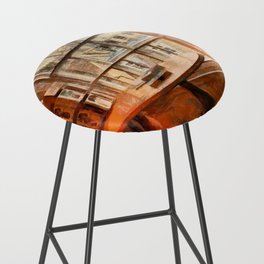 Bookstore with views of the Ely Cathedral in Ely, a historic city in Cambridgeshire, England Bar Stool