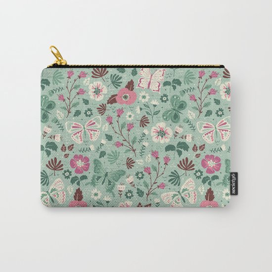 Garden Butterflies Carry-All Pouch