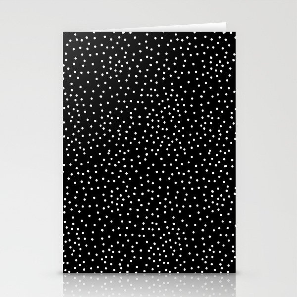 WHITE DOTS Stationery Cards