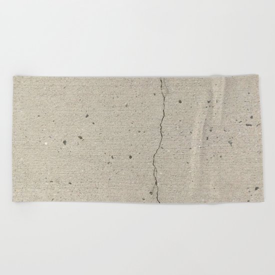 Real, Concrete, not Abstract Beach Towel