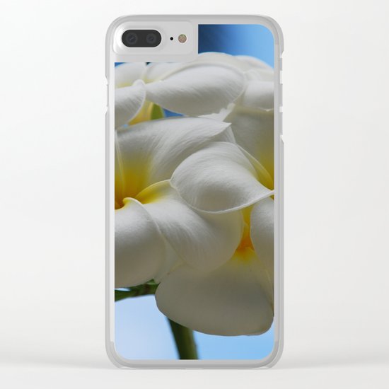 frangipani Clear iPhone Case