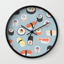 Sushi Roll Maki Nigiri Japanese Food Art Wall Clock