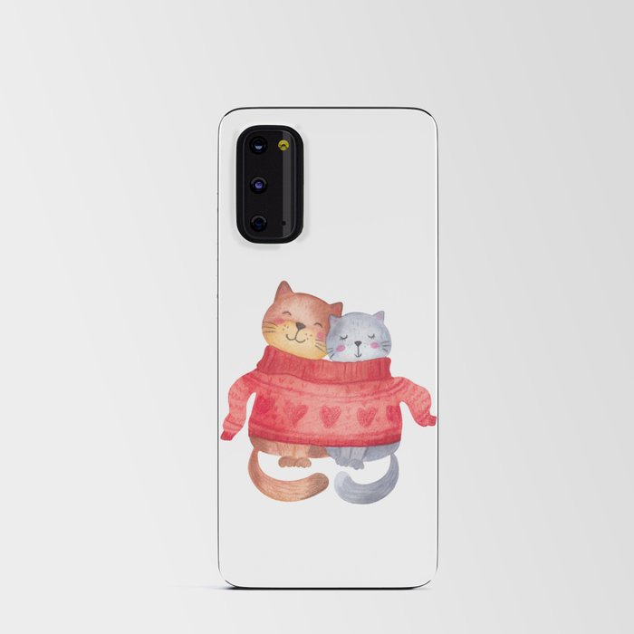 Winter cats Android Card Case