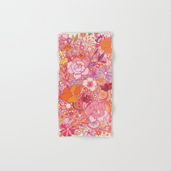 Detailed summer floral pattern Hand & Bath Towel