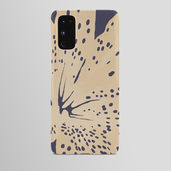 Android case Soybean lily on eclipse blue | society6.com