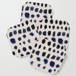 Watercolor dot pattern Coaster