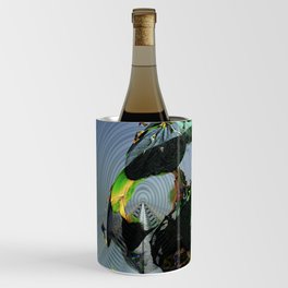 Mysterious Flying Vehicle Landing Wine Chiller