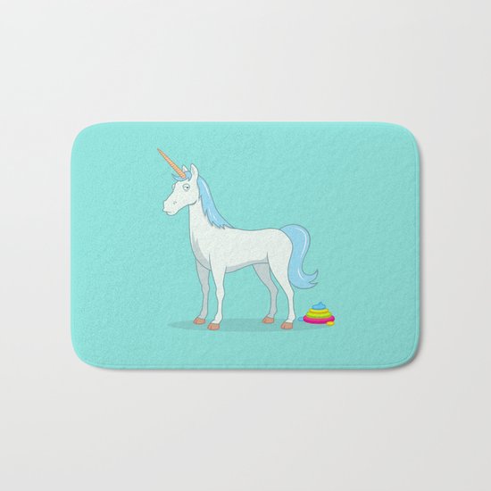 Unicorn Poop Bath Mat