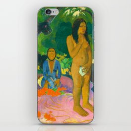 Paul Gauguin "Parau na te Varua ino (Words of the Devil)" iPhone Skin