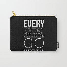 Every Bite Counts Go Vegan Carry-All Pouch