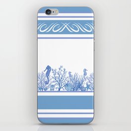 Sea Blue Design iPhone Skin
