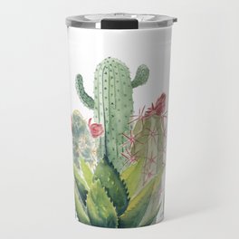 Cactus Watercolor Travel Mug