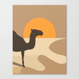 Wavy Desert Canvas Print