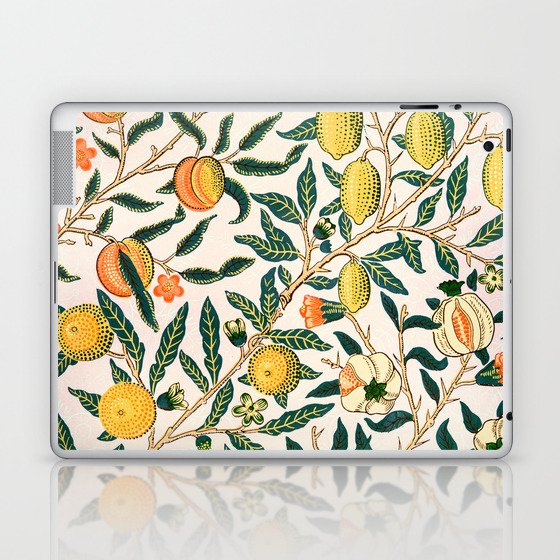 Lemon tree pattern vintage William Morris print Laptop & iPad Skin