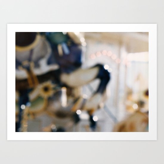 The Carousel 1 Art Print
