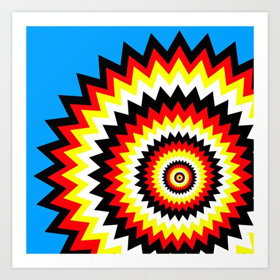 Sunburst Art Print