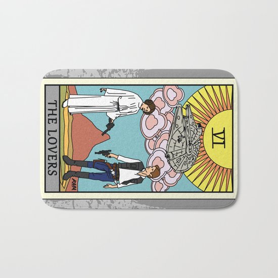 The Lovers - Tarot Card Bath Mat