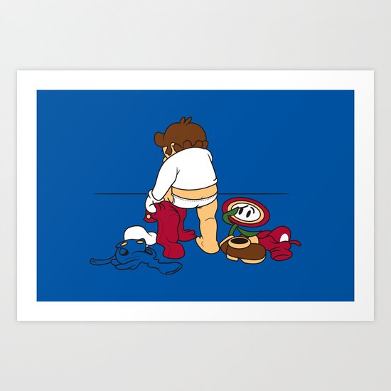 quick change. Art Print