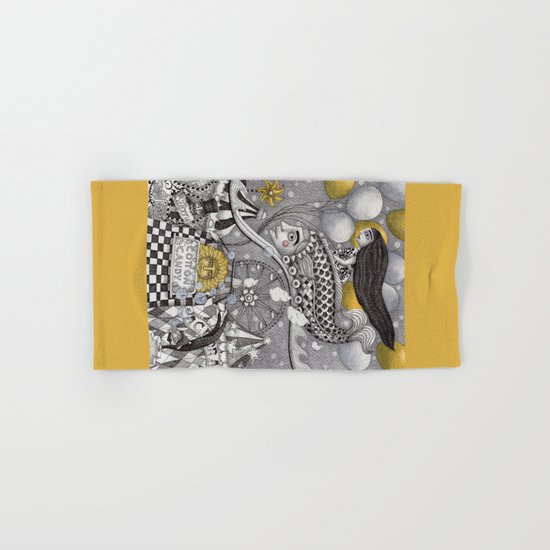 Roller Coaster Ride Hand & Bath Towel