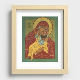 Theotokos Palsolye Recessed Framed Print