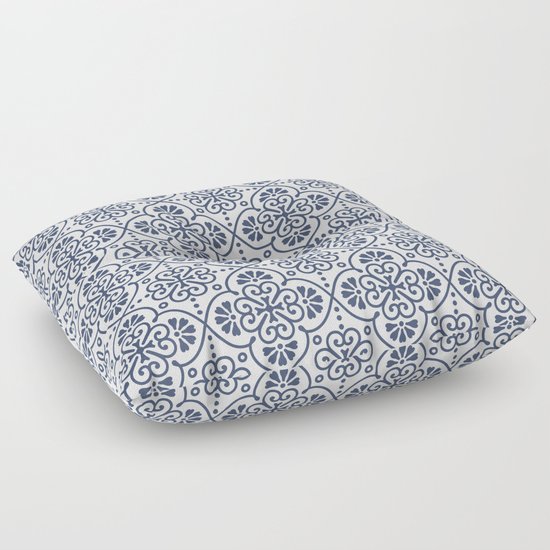 Pattern Portugal Floor Pillow by Sebastien BOUVIER Society6