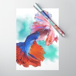 Betta Fish pair Wrapping Paper