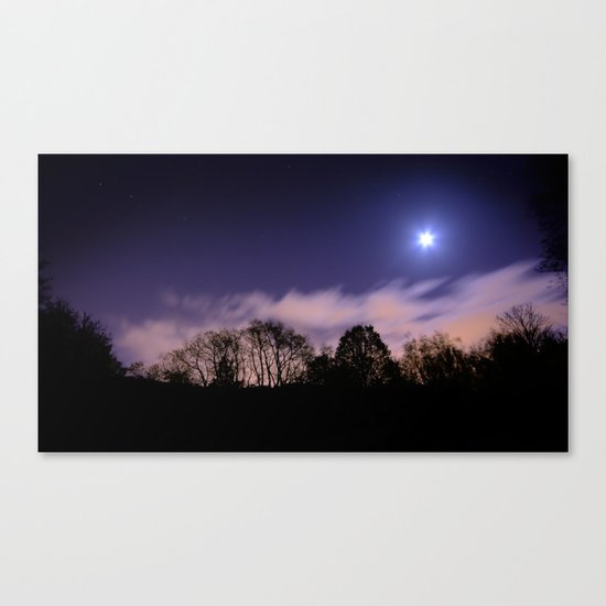 Bourgoyen at night Canvas Print