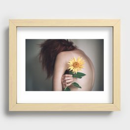 My inside is outside Recessed Framed Print