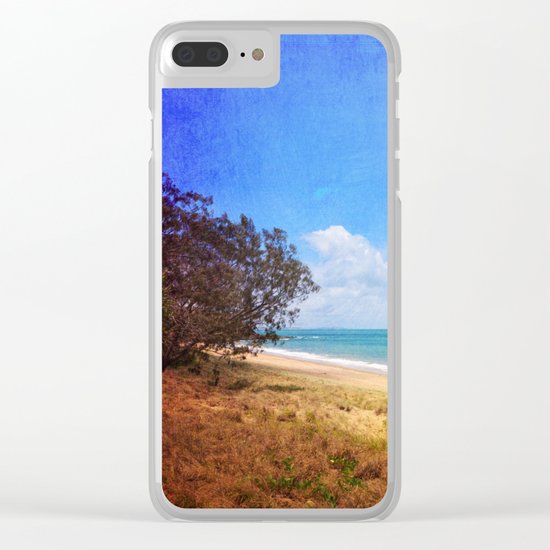 Beautiful Day by the Sea Clear iPhone Case