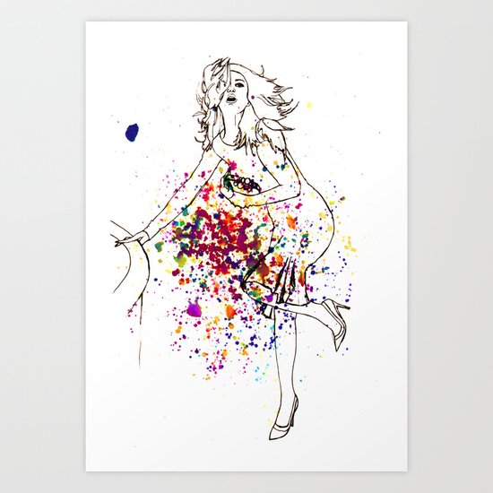 high fashion Art Print