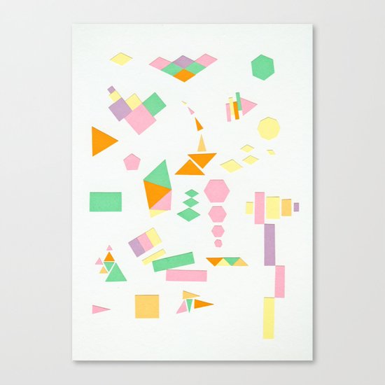 Juxtapose Canvas Print