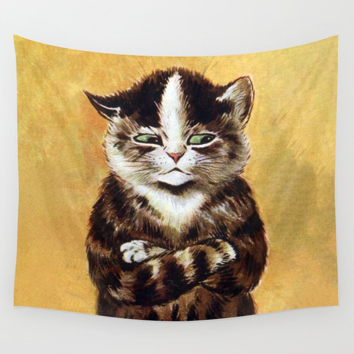 Wall tapestry sale cat