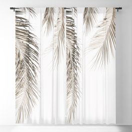 Dried Palm Leaves Blackout Curtain