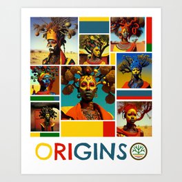 Origins 28 Art Print